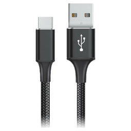 Kabel USB A naar USB C Goms Zwart 1 m