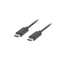 Kabel USB C Lanberg 480 Mb/s Zwart 0,5 m