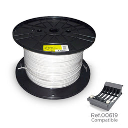 Kabel voor Parallele Interface Sediles 28916 2 x 0,75 mm Wit 700 m Ø 400 x 200 mm