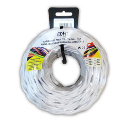 Kabel voor Parallele Interface EDM 11990 Wit 25 m 3 x 2,5 mm
