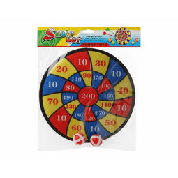 Klittenband Dartboard met Bal