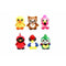 Knuffel Colorbaby Cutekings Vogels