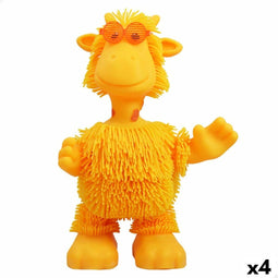 Knuffel Eolo Jiggly Pets Giraf 21 x 28,5 x 16 cm (4 Stuks)
