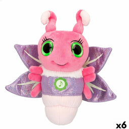 Knuffel Eolo Roze 28,5 x 26,5 x 12 cm (6 Stuks)
