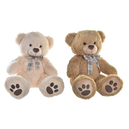 Knuffelbeer DKD Home Decor Lasso 45 x 40 x 51 cm Beige Bruin Kinderen Beer (2 Stuks)