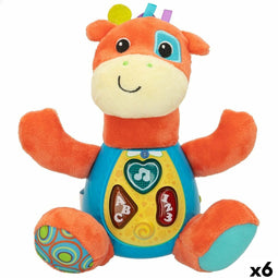 Knuffel Winfun dieren ES 18 x 20 x 8 cm (6 Stuks)