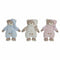 Knuffelbeer DKD Home Decor Beige Roze Hemelsblauw Licht Roze Metaal Muzikaal Kinderen Beer 30 x 40 c