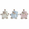 Knuffelbeer DKD Home Decor Beige Hemelsblauw Licht Roze Muzikaal Kinderen Beer 13 x 12 x 20 cm (3 On