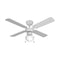 Plafondventilator met licht EDM Caribe Wit 50 W