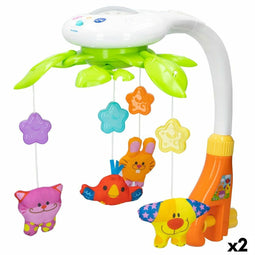 mobiele projector Winfun dieren Plastic 33 x 49 x 30 cm (2 Stuks)