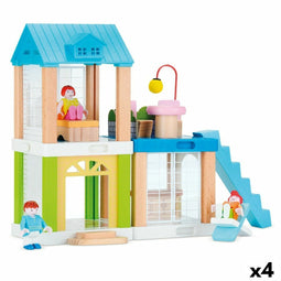 Miniatuurhuis Woomax 37 Onderdelen 4 Stuks
