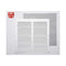 Rooster Fepre Muggennet Coating Aluminium Wit (30 x 30 cm)