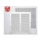 Rooster Fepre Muggennet Coating Aluminium Wit (25 x 25 cm)