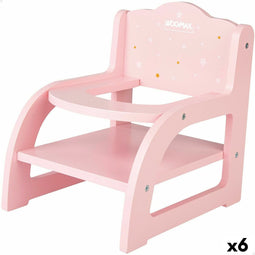 Poppenstoel Woomax Roze (6 Stuks)