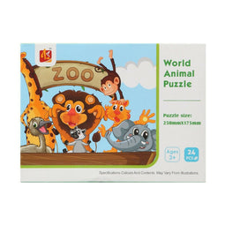 Puzzel Zoo 16 x 12 cm 24 Onderdelen