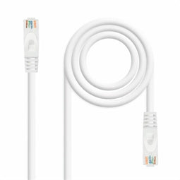 Stevige UTP-netwerkkabel categorie 6 NANOCABLE 10.20.1800-L30-W Wit 30 cm