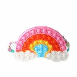 Schoudertas Inca Multicolour Regenboog