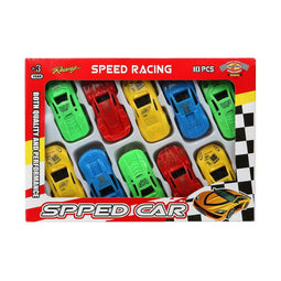 Set auto's Auto 25 x 15 cm (10 Stuks)