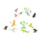 Set van Wilde Dieren 20 x 19 cm