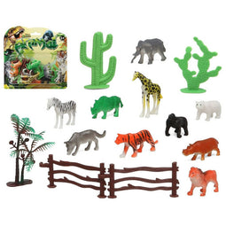 Set van Wilde Dieren Jungle 15 Onderdelen