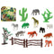 Set van Wilde Dieren Jungle 15 Onderdelen