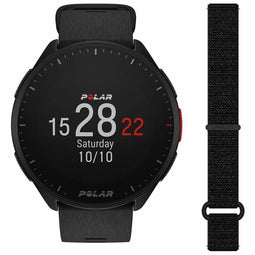 Smartwatch Polar Pacer Hook 45 mm Zwart