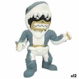 Verzamelfiguur Eolo Super Masked Jaw Boy Elastisch 14 x 16 x 8,5 cm (12 Stuks)