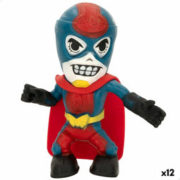 Verzamelfiguur Eolo Super Masked Pepper Man Elastisch 14 x 15,5 x 5,5 cm (12 Stuks)