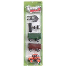 Voertuig Speelset Tractor Accessoires 5 Onderdelen