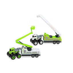 Vrachtwagen Clean Service 33 x 28 cm