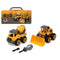 Vrachtwagen Geel 28 x 12 cm