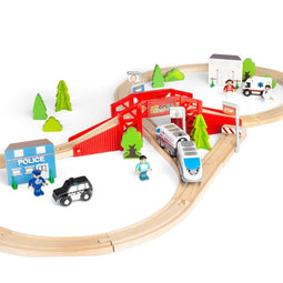 Train met circuit Woomax 50 Onderdelen 22 x 6 x 3 cm