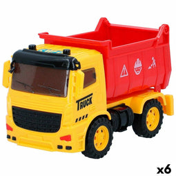 Truck voor Openbare Werken Speed & Go Licht Geluid 14,5 x 9 x 7,5 cm (6 Stuks)