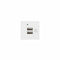 USB -adapter Lanberg AC-4545-2XUSB2.1-W