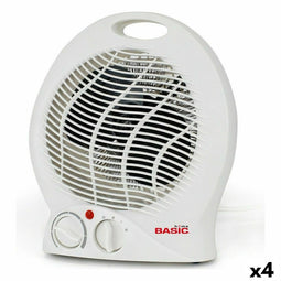 Verwarming Basic Home Wit 2000 W (4 Stuks)