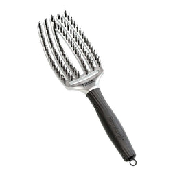Olivia Garden Fingerbrush Care Boar & Nylon Silver