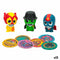 Actiefiguren Eolo Super Masked 3 x 4,5 x 3,5 cm (12 Stuks)
