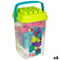 Bouwspel Color Block Trendy Kubus 50 Onderdelen (6 Stuks)