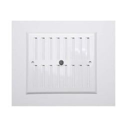 Rooster Fepre Aanpasbaar Aluminium Wit (17 x 19 cm)