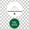 Tennisdraad - groen geplastificeerd - rol 25 m. - 150 cm