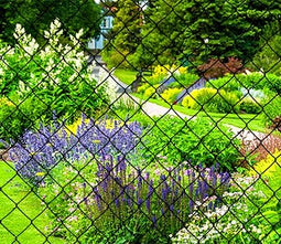 Tennisdraad - groen geplastificeerd - rol 25 m. - 200 cm