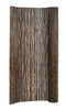 Bamboe tuinscherm op rol, afm. 180 x 180 cm, bruin-zwart
