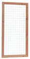 Betonijzer trellis in Douglas kader - maas 7,5 x 7,5 cm - afm. 90 x 180 cm