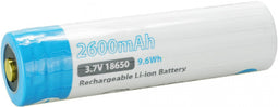 Oplaadbare EagTac 18650 batterij 2600 mAh