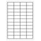 A4 etiketten 48,5 x 25,4 mm wit (100 vel)