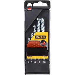 Stanley steenborenset 4,5,6,8,10mm