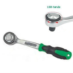 Ratelsleutel 168-tands 1/4 Mannesmann 150 mm 98470
