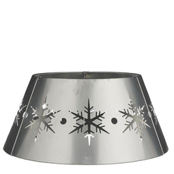 House of Seasons Kerstverlichting Boomrok - 58x38x26 cm - Ijzer - Zilver