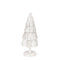 House of Seasons Kerstverlichting Kerstboom - 26x26x64 cm - Hout - Wit wash