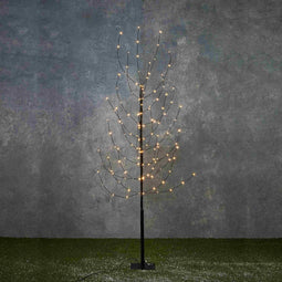 Luca Lighting Kerstverlichting Boom - 15x15x150 cm - Ijzer - Warm Wit